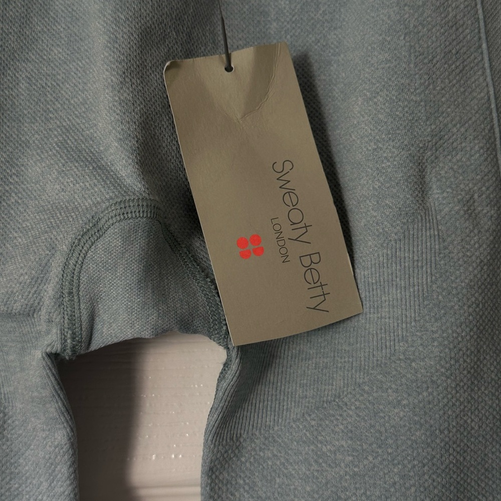 Sweaty Betty 7/8 smoke blue seamless leggings